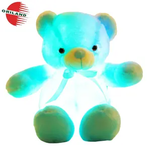 Led Teddy Bear Thú Nhồi Bông Đồ Chơi Sang Trọng Gấu Phát Sáng Đầy Màu Sắc Quà Tặng Giáng Sinh Cho Trẻ Em