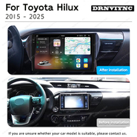 Autoradio Android 14 2K 8 cœurs 10,36 pouces pour Toyota Hilux REVO AN120 2015-2025 LHD avec CarPlay sans fil, GPS et écran tactile