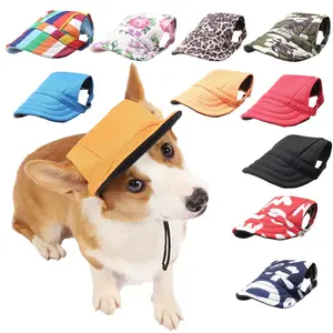 Bán buôn Pet phụ kiện thoáng khí dù để che nắng Beret vịt Lưỡi mũ thời trang thể thao giải trí Pet Cat Dog hat