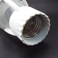 E27 Lampu Bohlam LED Sensor Gerak, Soket Adaptor A1 Kontrol Cahaya Cerdas 100V 240V E27