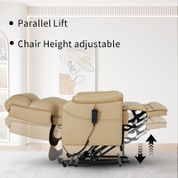 Nouvel arrivage Chaise de salon de beauté inclinable à double moteur réglable Massage à plat avec appui-tête