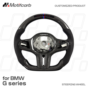 Volante de Fibra de Carbono Personalizado con LED de RPM para BMW 525i M 530i M340i M330d G20 G30 G31 G32 X3 X4 X5 X6 X7 X3M-X6M 2017-2026 - Product Image 2