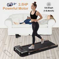 Tapis de course électrique compact pour usage domestique sous le bureau, avec télécommande et écran LED, idéal pour la marche, le jogging, la salle de sport et le bureau