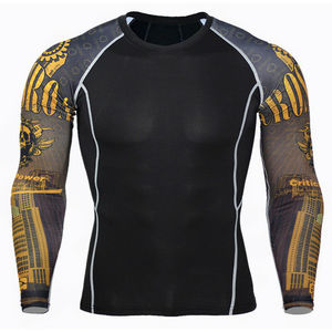 Camisetas de compresión atléticas para hombre, camisetas de manga larga con capa Base, 2020 - Product Image 5