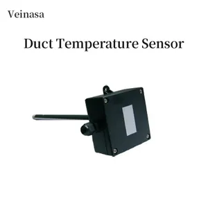 Veinasa TW-TE RVS kanaaltemperatuursensor HVAC thermometer sonde transmitter <span class=keywords><strong>PT100</strong></span> PT1000 industrieel gebruik 1 jaar - Product Image 4
