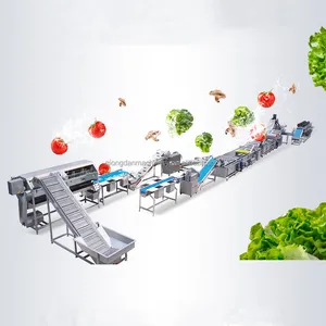 אוטומטי ניקוי סלט פירות טריים מכונת כביסה ירקות מכונת כביסה סלט תעשייתי