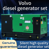 Générateur diesel silencieux Volvo 68KW-600KW TAD550GE monophasé/triphasé, niveau de bruit 60-75DB, refroidissement par eau, 50/60Hz, ATS en option, générateur à chaud