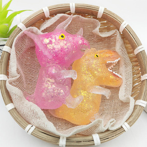 Pelota Antiestrés de Dinosaurio Colorida de TPR, Juguete de Descompresión para Niños y Niñas, Muy Popular - Product Image 4