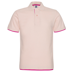 T-shirt unisexe de haute qualité avec logo personnalisé et manches courtes Vente directe d'usine Polo en maille piquée double grande taille - Product Image 1