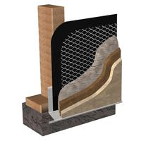 Soleado de Drenaje de Humedad para Ventanas de Acero Galvanizado FHA-7 de 5/8 pulgadas, Material de Construcción para Estuco