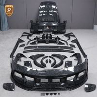 Kit carrosserie large en carbone sec style MSY pour Porsche 911 992.1 TurboS 2019-2024 : pare-chocs avant, capot, aileron arrière, ailes, prises d'air