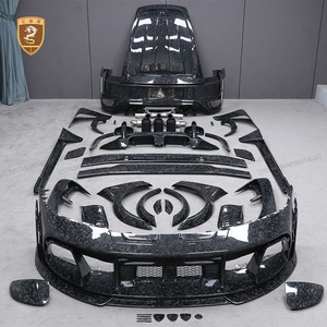 Kit carrosserie large en carbone sec style MSY pour <span class=keywords><strong>Porsche</strong></span> <span class=keywords><strong>911</strong></span> 992.1 TurboS 2019-2024 : pare-chocs avant, capot, aileron arrière, ailes, prises d'air - Product Image 4
