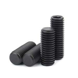 Tornillos de Cabeza Hexagonal Plana Xihao M3 M4 M5 M6 M8 M10 M12 Clase C 8.8, Acero al Carbono Medio, Oxidación y Ennegrecimiento - Product Image 1