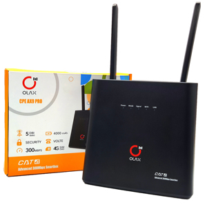 เราเตอร์ OLAX AX9 Pro 300mbps Dual Band Wifi6 พร้อมเสาอากาศถอดได้ Cat4 CPE รองรับฮอตสปอต โมเด็มปลดล็อค Openwrt 4g Lte Wifi - Product Image 3