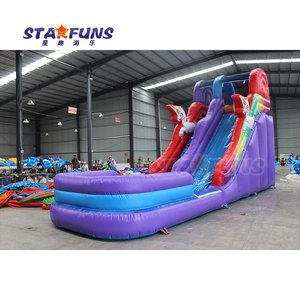Castillo de agua inflable de nuevo diseño para niños y adultos, tobogán de patio trasero, tobogán de agua inflable para jugar en la piscina - Product Image 3
