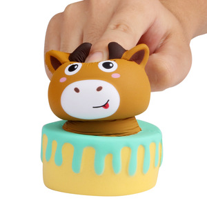Pu Foam Ox Slow <b>Rebound</b> Fidget Toy Stress Reliever For Kids Age 2 4 Years Unisex - Product Image 3