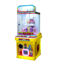 Nouvelle machine distributrice automatique de cartes mini format, à monnayeur, pour enfants, avec fonctions LED, personnalisable, en métal et plastique
