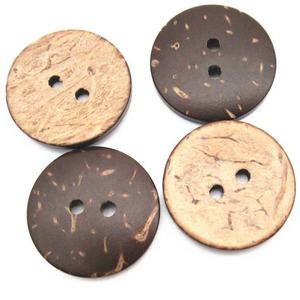 กระดุมกะลามะพร้าว2รู4รูสำหรับเสื้อผ้าและกระเป๋าทำด้วยมือเป็นมิตรกับสิ่งแวดล้อม - Product Image 6