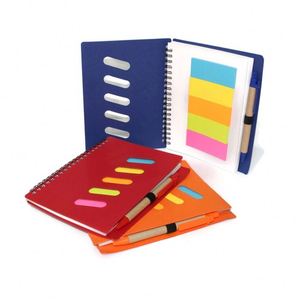 Regalos Promocionales Económicos, Cuaderno Espiral de Papel Kraft Reciclado Personalizado y Colorido con Bolígrafo - Product Image 5