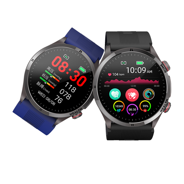 530mAh AI Intelligent Diagnosis 1.43" AMOLED High Resolution 466*466  Air Pump Air Bag Type Blood Pressure S26 ECG Smartwatch
