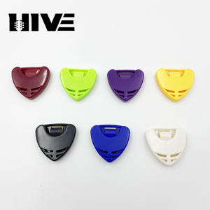 Estuche de púa clásico, soporte de púa de color para guitarra, soporte de púa en forma de corazón, estuche de púa triangular grande - Product Image 6
