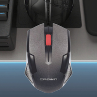 Nouvelle souris ergonomique noire de haute qualité, 3 boutons, pour ordinateur portable, PC, souris filaire ergonomique légère pour jeux RGB, CMM-222