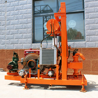 22HP Diesel 100m 150m 200m Appareil de forage hydraulique portable pour puits d'eau
