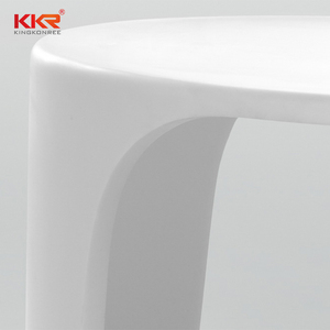 Acrylic White Stone Resin <strong>Stool</strong> Hotel and Home <strong>Bathroom</strong> <strong>Stool</strong> - Product Image 3