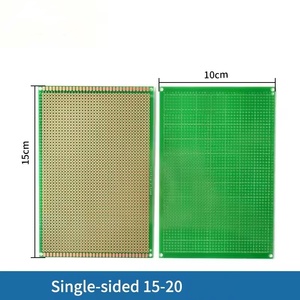 Carte de circuit imprimé universelle verte FR4 simple face pour prototypage, carte de soudure DIY 2,54 mm - Product Image 4