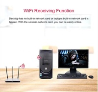 Dongle receptor Wi-Fi USB 2,0 150Mbps con Chip inalámbrico 7601 adaptador de red externa para ordenador portátil MiniPC ordenador TV Box