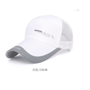 Modern British Sports Brand Mesh Baseball Cap Adjustable Breathable Unisex Summer Sun Protection Hat - Product Image 4