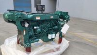 Moteur diesel marin Sinotruk WD615 Série 110-257KW 1800-2100RPM à démarrage électrique 4 temps pour bateaux de travail/pêche