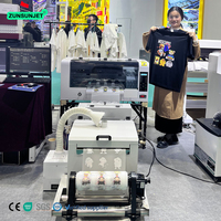 Impresora de inyección de tinta Zunsunjet A3, impresora Dtf todo en uno Xp600 para enrollar impresora Dtf para impresión Digital textil