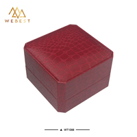 Boîte à montre en cuir de luxe Webest, boîte à montre simple en cuir, emballage cadeau pour montre