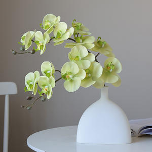 Ingrosso di lusso artificiale Phalaenopsis orchidea di fascia alta finta composizione floreale per la casa e l'arredamento della tavola - Product Image 2