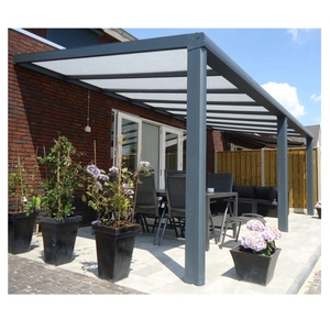 Toit de <span class=keywords><strong>pergola</strong></span> de jardin 5x3 en <span class=keywords><strong>aluminium</strong></span> avec système de toit de <span class=keywords><strong>pergola</strong></span> en <span class=keywords><strong>polycarbonate</strong></span> - Product Image 6