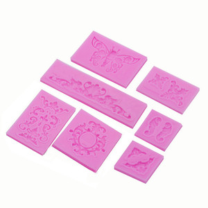 قالب فوندان سيليكون مريح, من السيليكون ، لتزيين الكعك والعجينة - Product Image 2