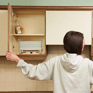 Estante portátil de acero inoxidable para platos, encimera de cocina moderna para manija, organizador, cajón, <span class=keywords><strong>armario</strong></span>, estante, soporte para utensilios, escurridor - Product Image 6