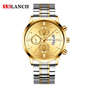 Reloj de Pulsera Deportivo y de Negocios para Hombre, Multifunción, Cronógrafo, Cuarzo, Correa de Acero Inoxidable, Resistente al Agua - Product Image 6
