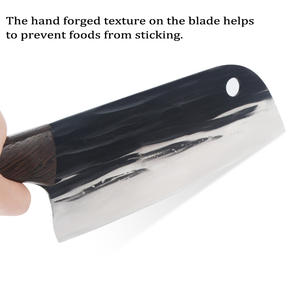 Couteau forgé martelé en acier inoxydable à haute teneur en carbone professionnel <span class=keywords><strong>boucherie</strong></span> couperets à viande cuisine couteau de boucher serbe - Product Image 4