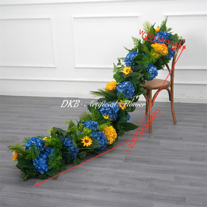 Fábrica de Flores Artificiales DKB, Guirnalda de Flores de Seda al por Mayor para Decoración de Bodas y Hogar, Camino de Mesa con Flores para Decoración de Bodas - Product Image 2