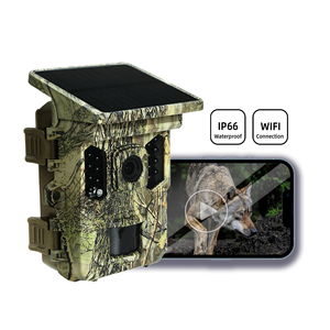 Năng lượng mặt trời Powered Wifi giám sát ngoài trời săn bắn trinh sát máy ảnh 940nm đèn flash vô hình - Product Image 1