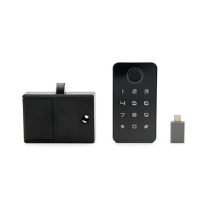 Serrure de porte de meuble numérique intelligente NFC biométrique sans clé avec clavier à code et carte mémoire - Product Image 3