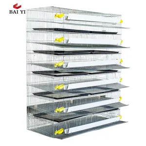 Used Quail Cages for Sale, Quail Cage System, Quail cage layer