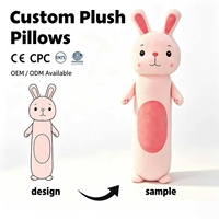 Bantal Panjang Silinder Hewan Hutan Lintas Batas Monyet Katak Isi Kapas Penjepit Kaki Boneka Tidur Anak Perempuan Grosir