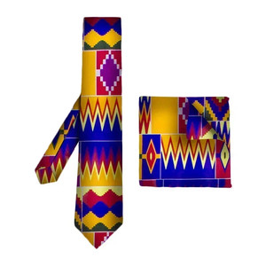 Cravatta con stampa africana - Product Image 1