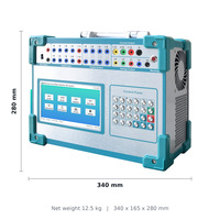 ZCL S701 Probador de Protección de Relés Trifásicos 3x30A 4x125V, Equipo Universal de Prueba de Relés por Inyección Secundaria para Subestaciones de 10kV