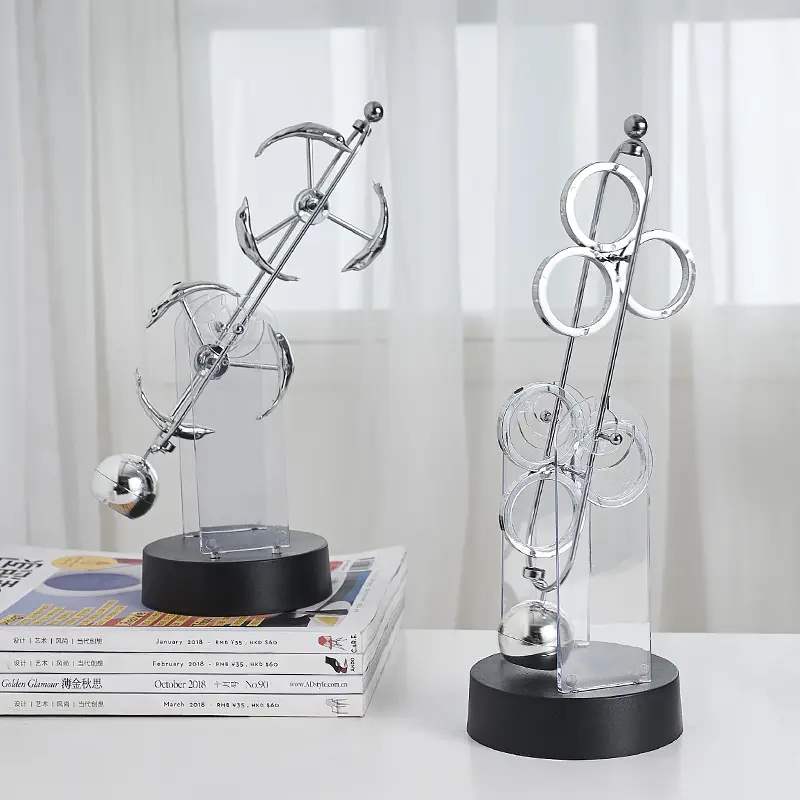Creative Personality Decoration Newton Pendulum Perpetual Motion Instrument Rack Statue