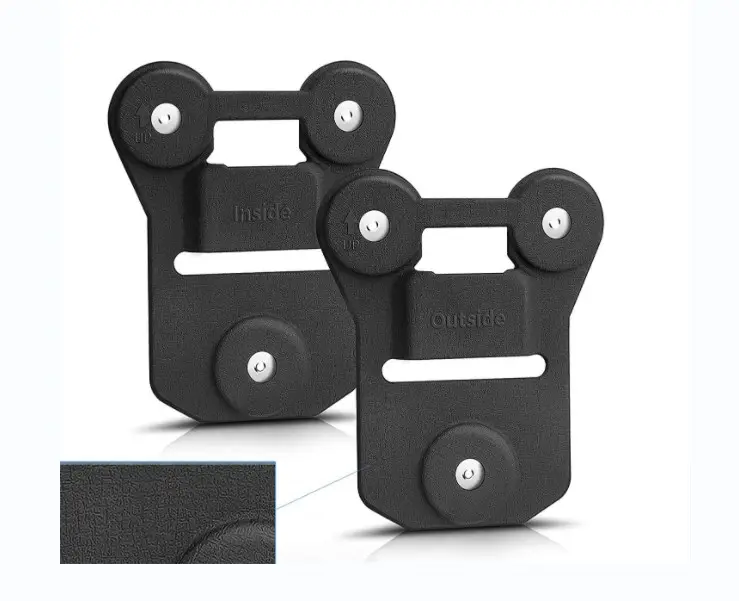 Appareil photo en cuir anti-poussière personnalisable à pince magnétique pour le maintien de l'ordre Mini clip arrière magnétique portable