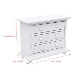 ILAND Dollhouse Meubles Lit Bébé Lit Pépinière Chambre Placard Ensemble Chaise Berçante Cheval de Bataille Pour Maison de Poupée Accessoires - Product Image 3